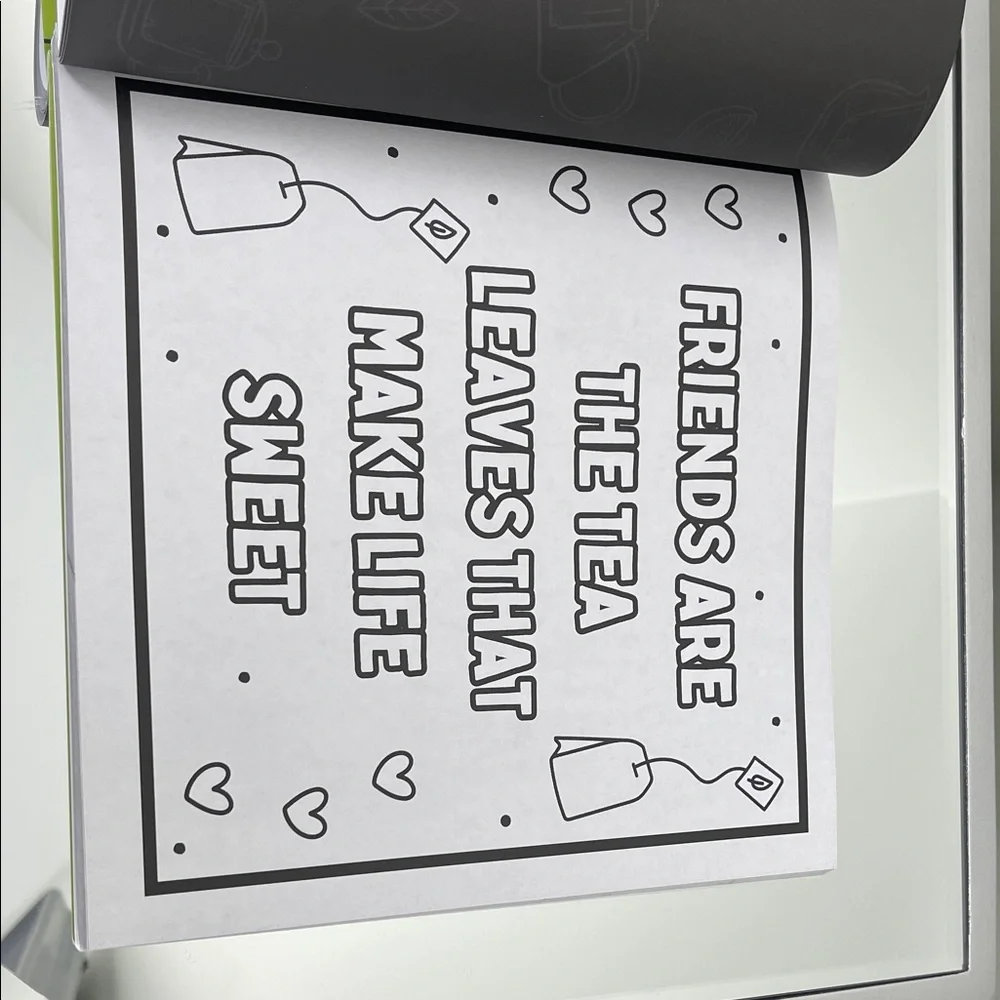 Writeitdown Tea Party Coloring Book - Picture 2 of 6